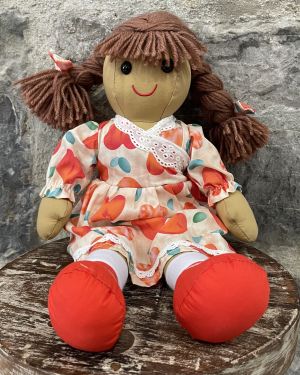 Love Heart Dress Rag Doll