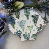 Christmas Trees Scallop Shell