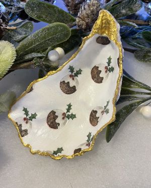Christmas Pudding Oyster Shell