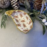 Christmas Gingerbread Men Oyster Shell