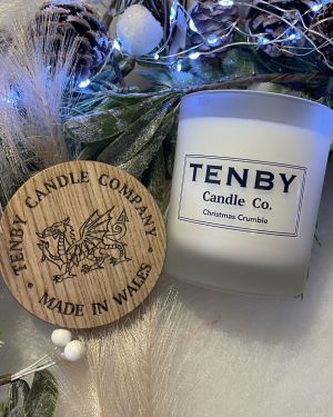 Christmas Crumble Glass Candle