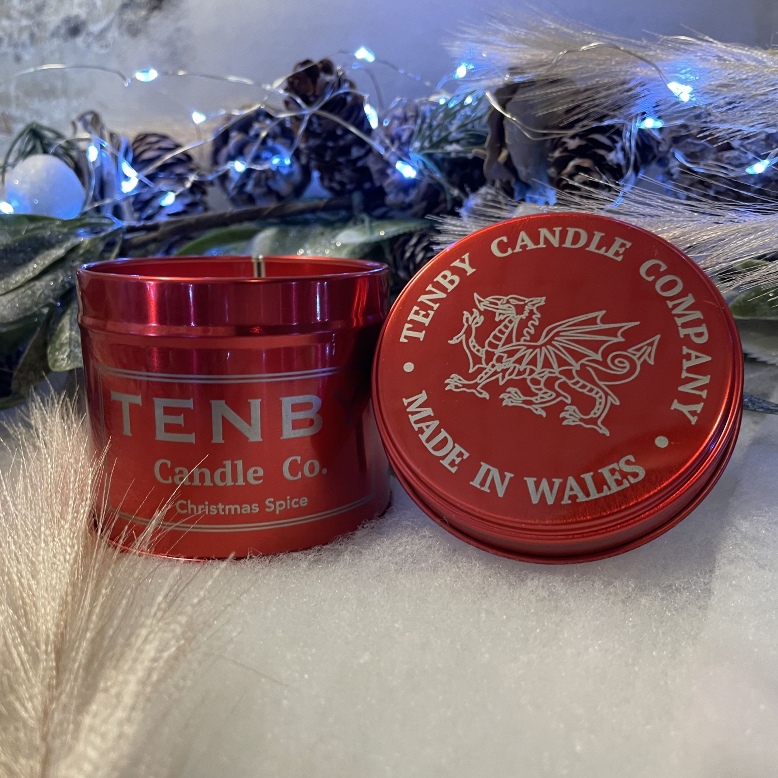 Christmas Spice Tin Candle