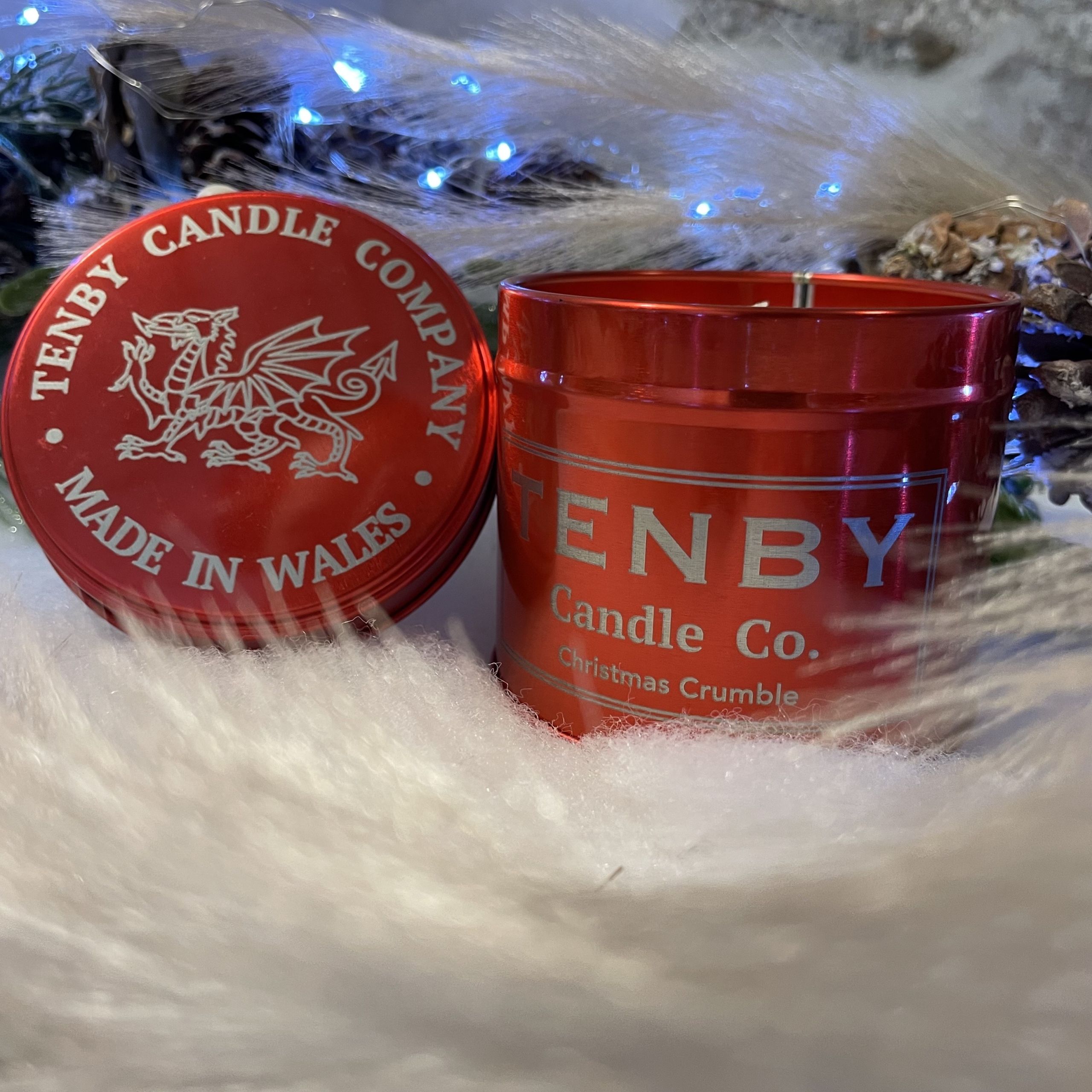 Christmas Crumble Tin Candle