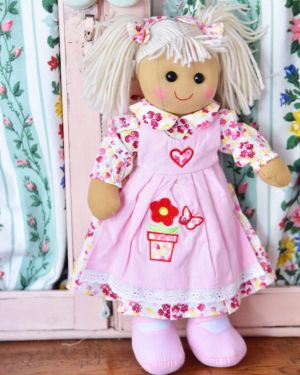 Flower Pot Dress Rag Doll