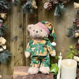 Teddy Bear In Gingerbread Pyjamas
