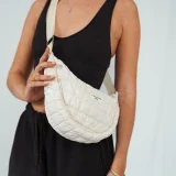 Crossbody Crescent Cloud Dog Walking Bag