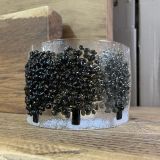 Black And White Trees Glass Curve