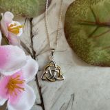 Triangular Celt Knot Necklace