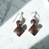 Black Copper Earrings