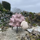 Ceramic Fluffy Pink Lamb