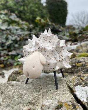 Ceramic Fluffy Daisy Lamb