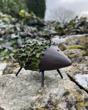 Ceramic Spiky Green Hedgehog