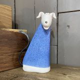 Ceramic Large Dark Blue Dog
