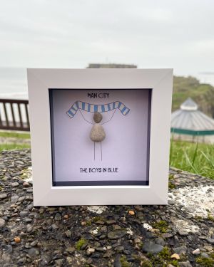 Manchester City Pebble Frame