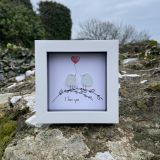 I Love You Sea Glass Frame
