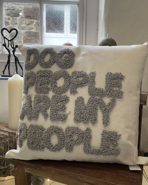 Dog People Are My People Cushion