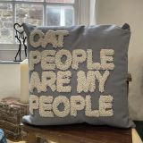 Cat People Are My People Cushion