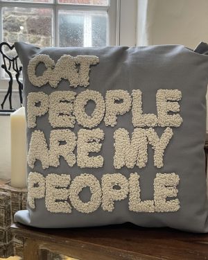 Cat People Are My People Cushion