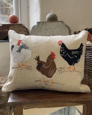 Hen House Cushion