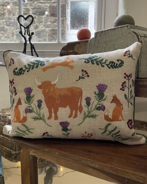 Highland Cow Cushion