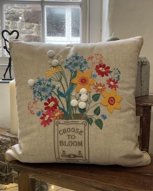 Choose To Bloom Cushion