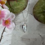 Folded Heart Necklace