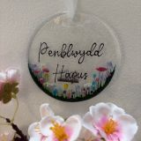 Penblwydd Hapus Glass Hanging