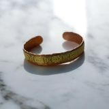 Yellow Copper Bangle