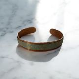 Blue Copper Bangle