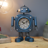 Blue Robot Clock