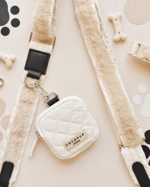 Cream Quilted Treat Pouch