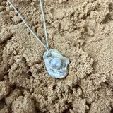 Silver Pearl Necklace