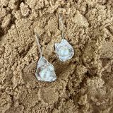 White Pearl Earrings