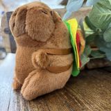 Plushie Capybara Burger Backpack Bag Charm
