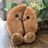 Plushie Coffee Bean Bag Charm
