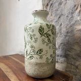 Distressed Leaf Vase