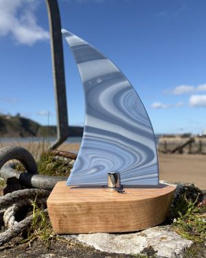 Blue Glass Boat