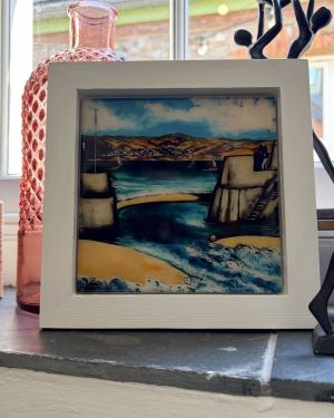 Saundersfoot Harbour Resin Tile
