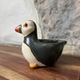 Ceramic Puffin Tea Light Holder