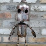 Standing Silver Robot