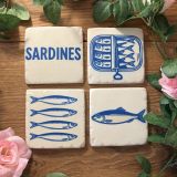 Sardine Coasters