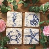 Blue Sealife Coasters