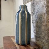 Blue Striped Vase
