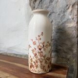 Tall Floral Print Vase