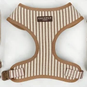 London Linen Stripes Adjustable Neck Harness