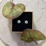 Blue Amazonite Studs