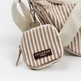 London Linen Stripe Treat Pouch
