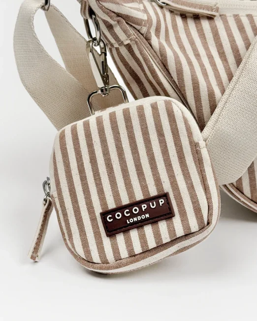 London Linen Stripe Treat Pouch