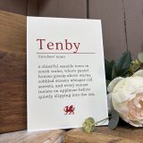 Tenby White Print
