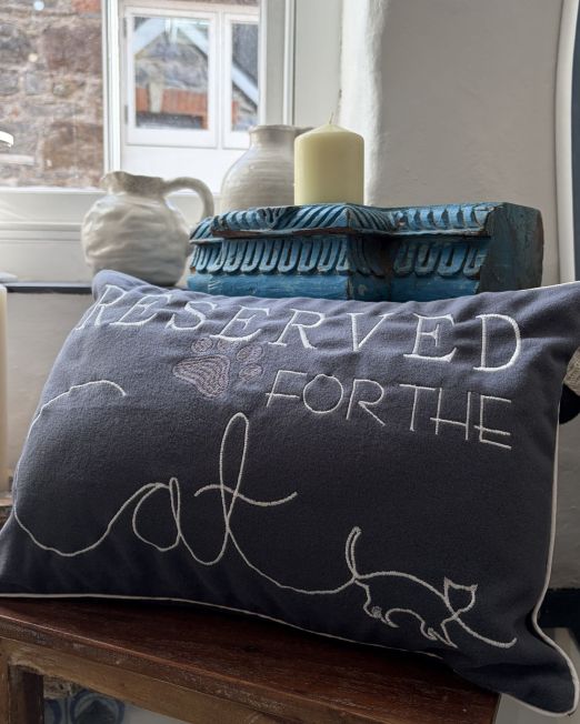 Reserved For The Cat Cushion